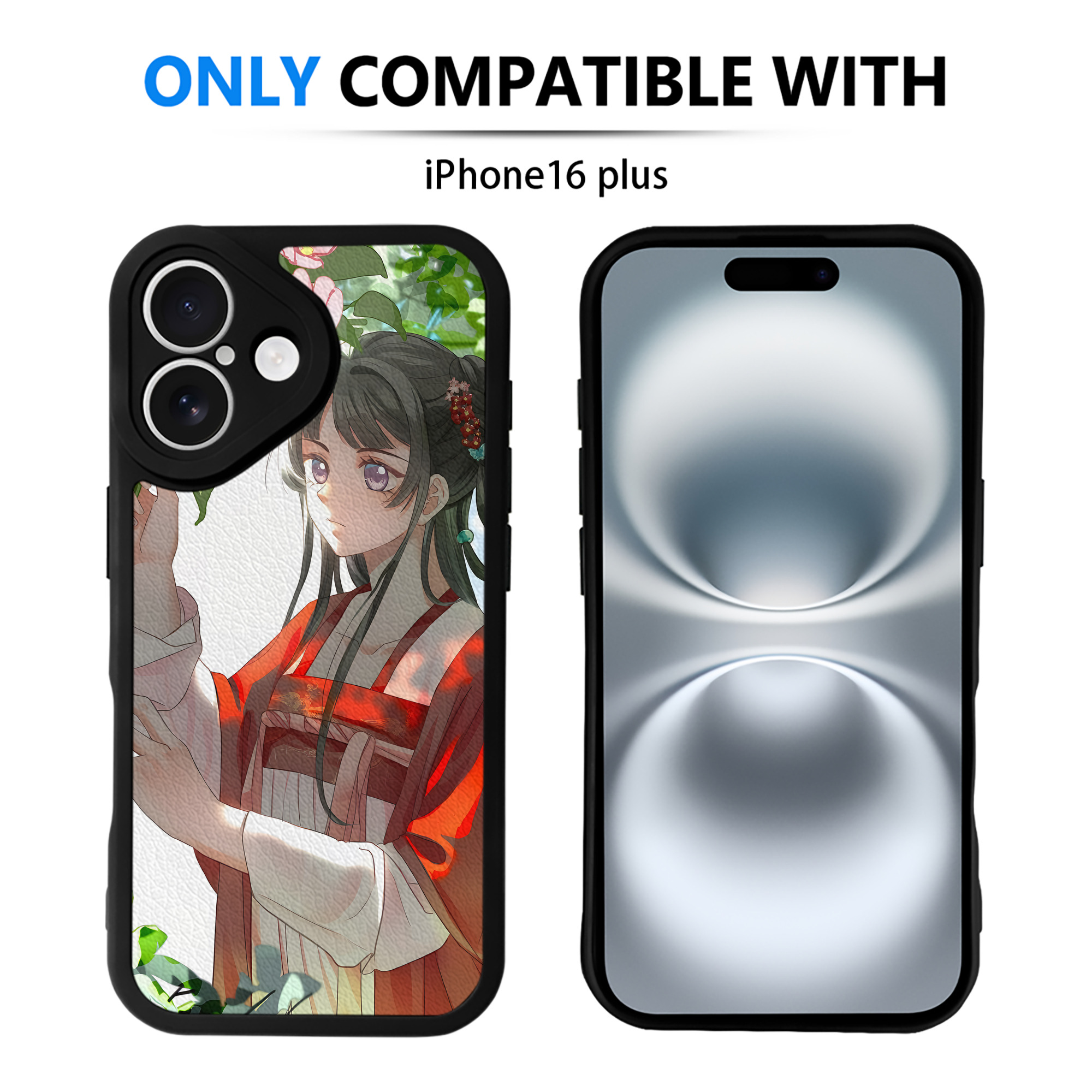 （画像用） 薬屋のひとりごと The Apothecary Diaries 【iPhone 16シリーズ対応】シリコンスマホケース（レザー調） 材質：シリコン